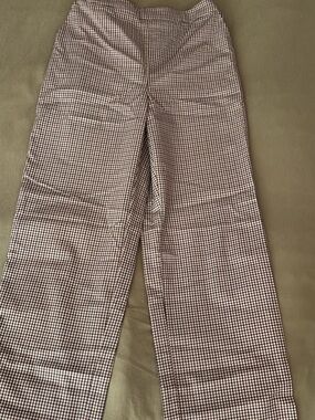 Women’s Gingham Straight-Leg Pants